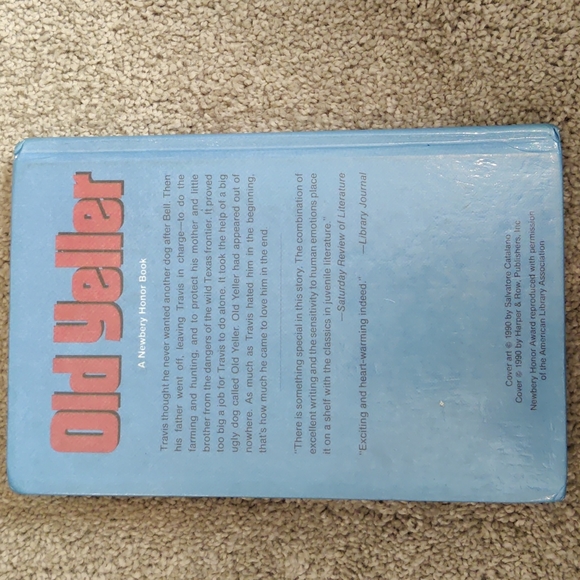 Used Book Old Yeller - Picture 2 of 2